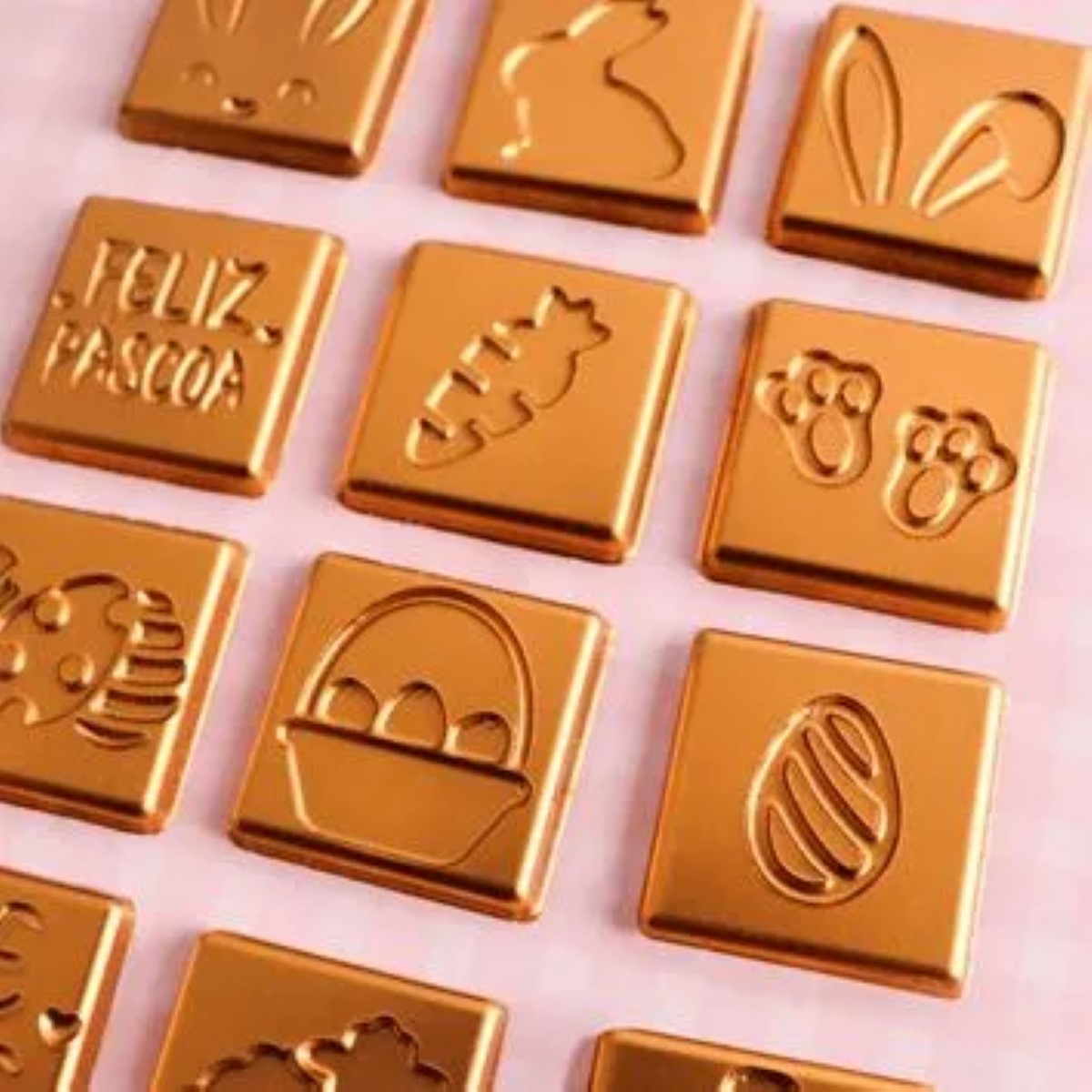 BWB vierkant paas chocolaatje - Afbeelding 2