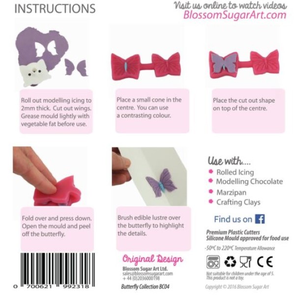Blossom Sugar Art Butterfly Collection - Afbeelding 6