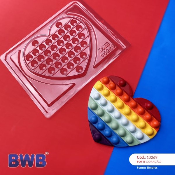 BWB pop it hart OP=OP - Afbeelding 2