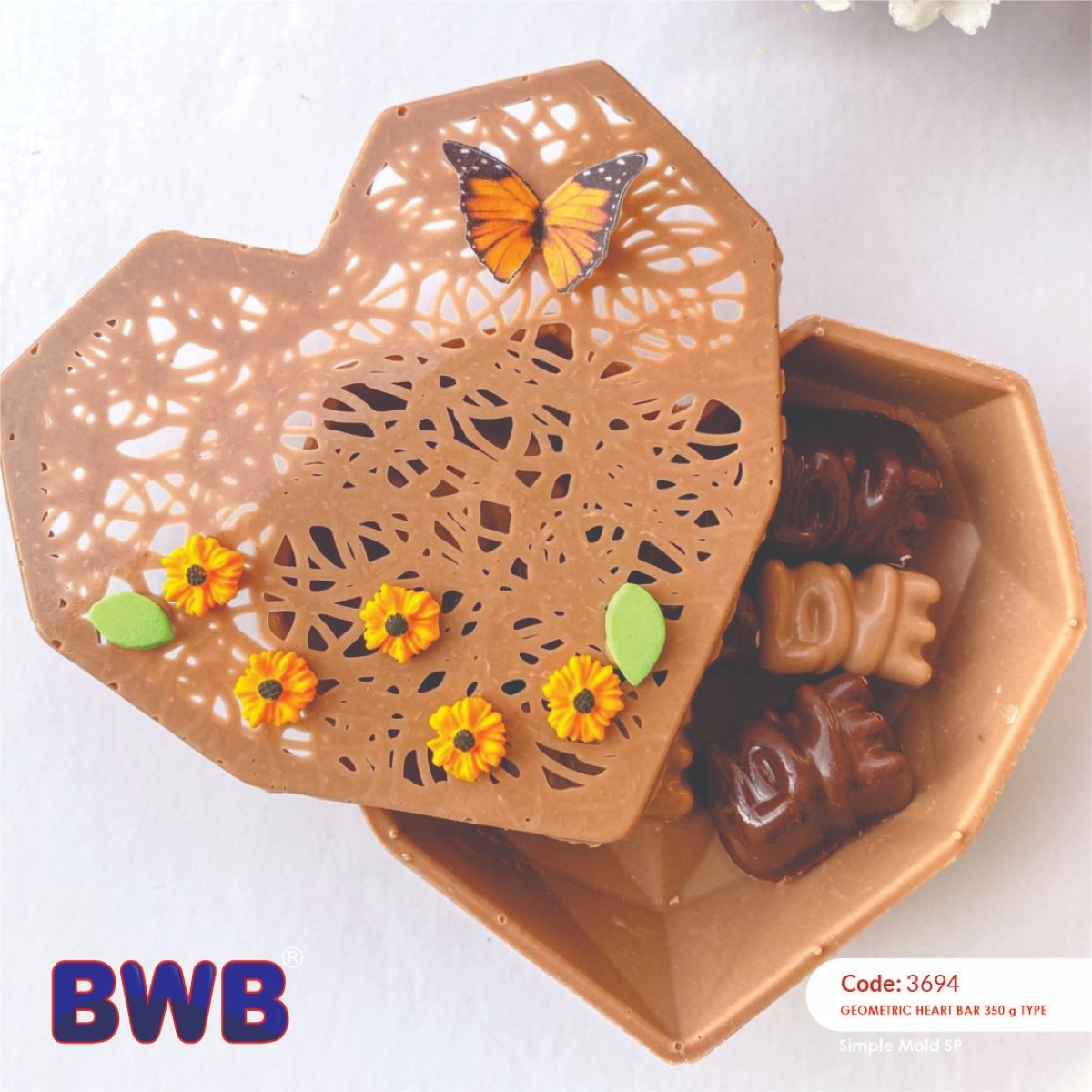 BWB hart reep - Afbeelding 2