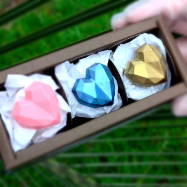 BWB mini geometric heart - Afbeelding 2