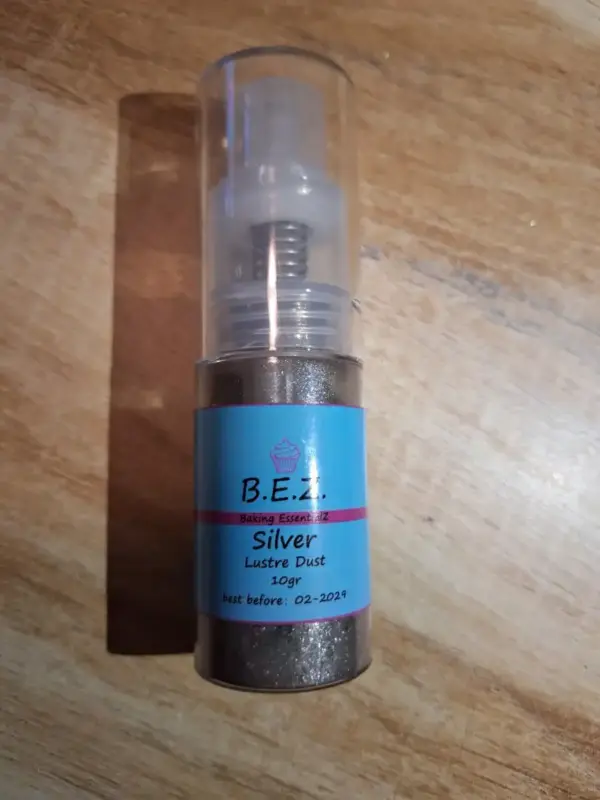 BEZ lustre dust spray silver 10 gram