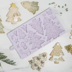 Karen Davies Wicker Christmas Trees Mould