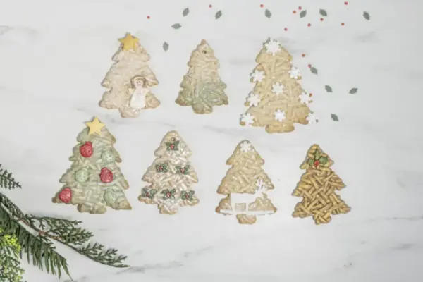 Karen Davies Wicker Christmas Trees Mould - Afbeelding 2