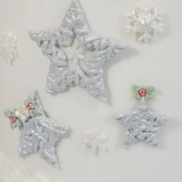 Karen Davies Wicker Christmas Stars Mould - Afbeelding 2
