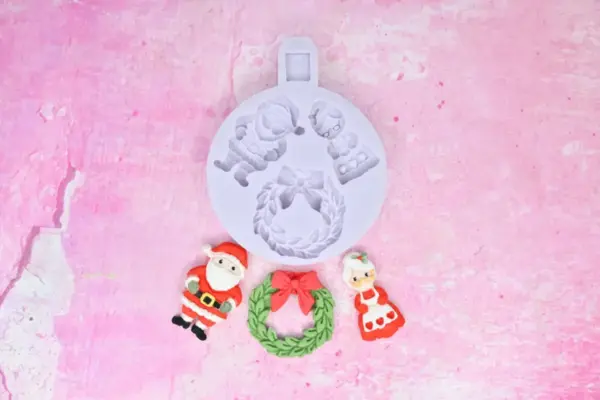 Karen Davies Miniature Mr & Mrs Clause Mould