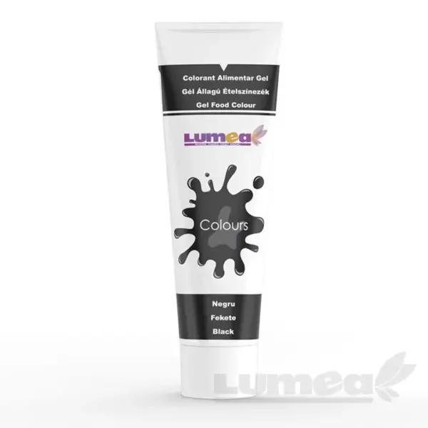 Lumea gel food colour black