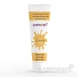 Lumea gel food colour golden yellow