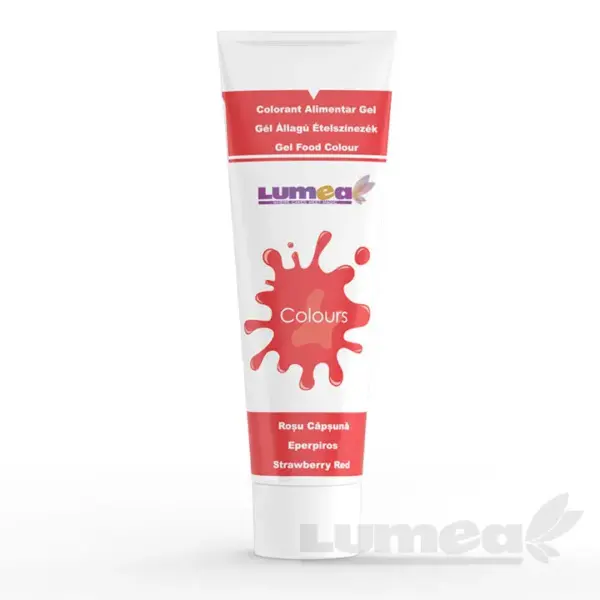 Lumea gel food colour strawberry red