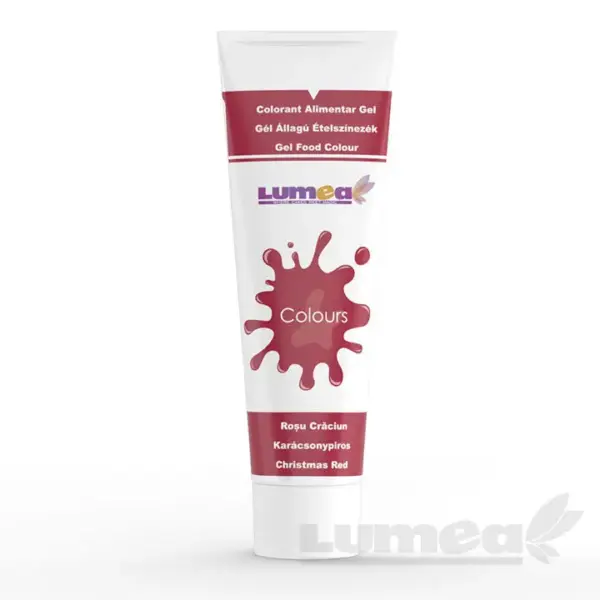 Lumea gel food colour christmas red