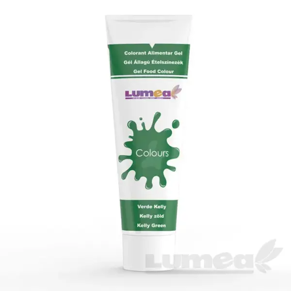 Lumea gel food colour kelly green