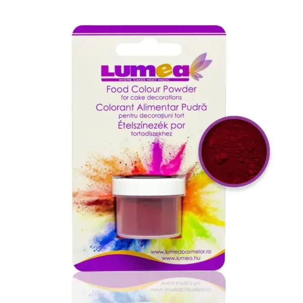 Lumea petal dust bordeaux rood 2 gram