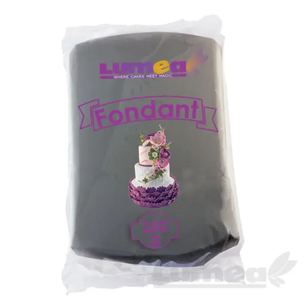Lumea fondant zwart 250 gram