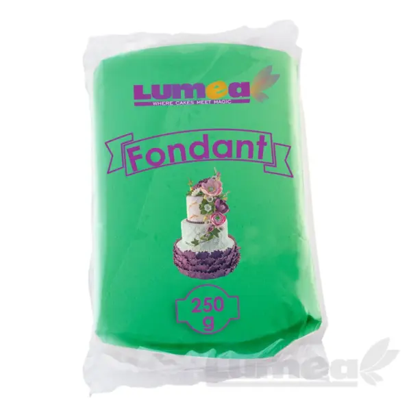Lumea fondant donkergroen 250 gram