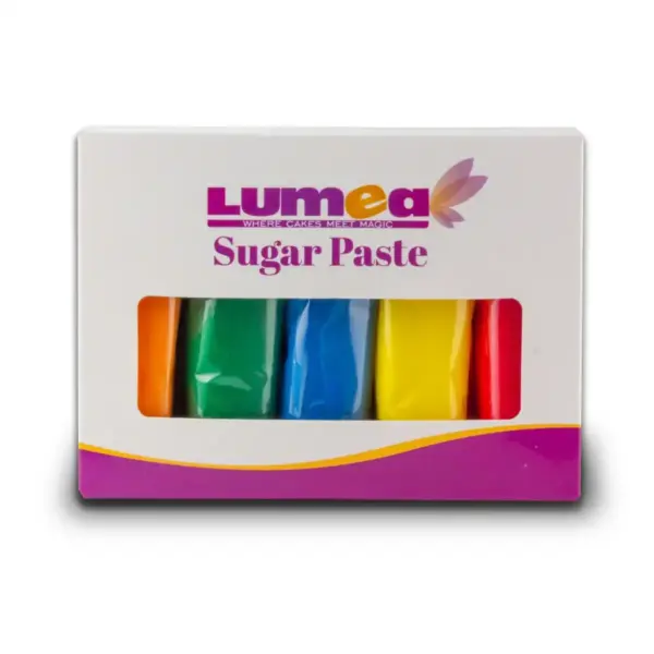Lumea fondant pakket basis kleuren 5x 100 gram