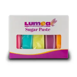 Lumea fondant pakket neon kleuren 5x 100 gram