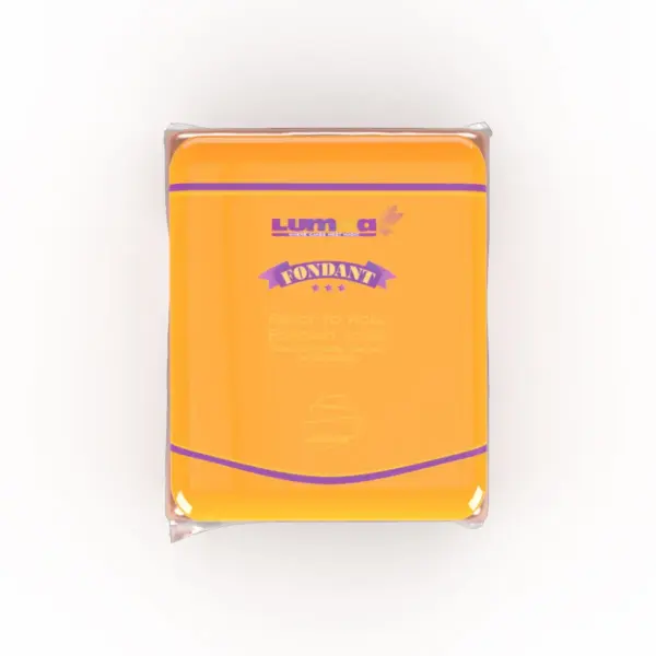 Lumea fondant neon oranje 250 gram