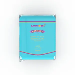 Lumea fondant neon blauw 250 gram