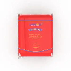Lumea fondant neon rood 250 gram