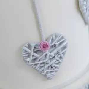 Karen Davies Wicker Heart Mould