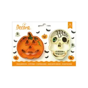 Decora Skull and Pumpkin Uitstekerset