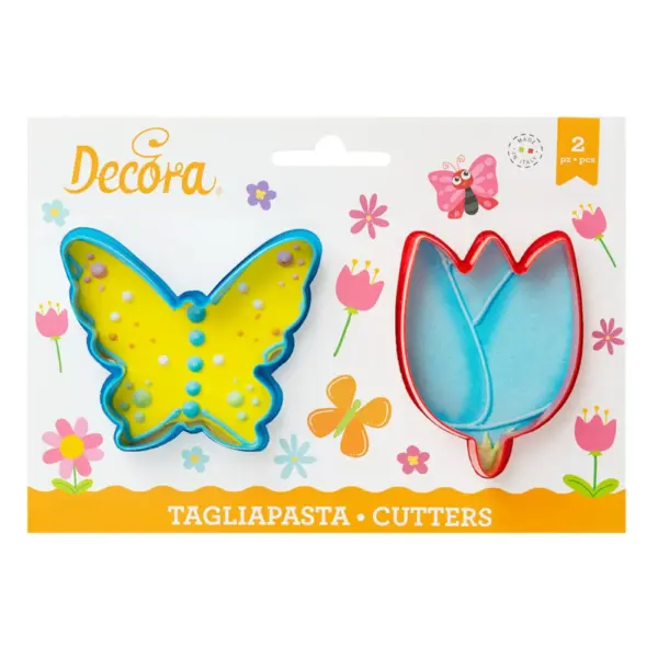 Decora Butterfly and flower cutter Set