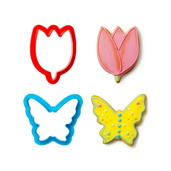 Decora Butterfly and flower cutter Set - Afbeelding 2
