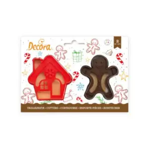 Decora Gingerbread Man & House Uitstekerset