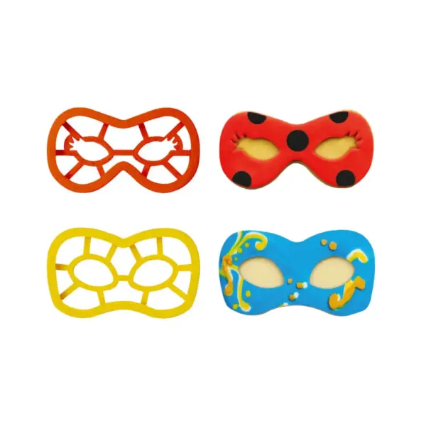 Decora Carnival Mask Cookie Cutter Set - Afbeelding 2