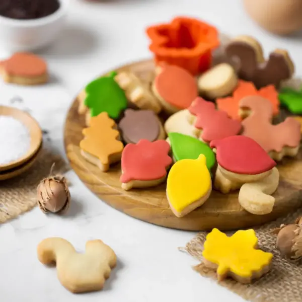 Decora mini Autumn leaves Plastic Cookie Cutter Set - Afbeelding 2