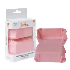 Decora mini plumcake vormpjes roze