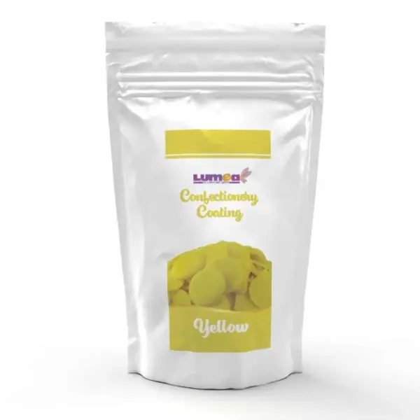 Lumea confectionery coating yellow 500 gram