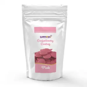 Lumea confectionery coating pink 500 gram