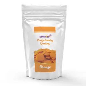 Lumea confectionery coating orange 500 gram