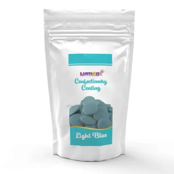 Lumea confectionery coating light blue 500 gram