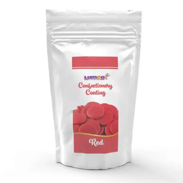 Lumea confectionery coating red 500 gram