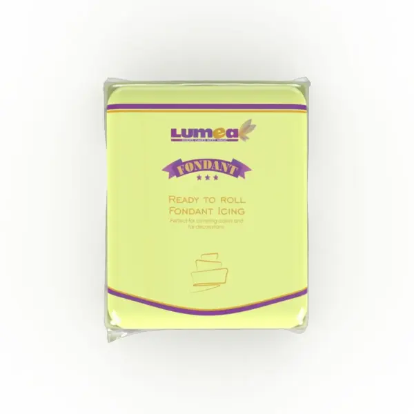 Lumea fondant pastel geel 250 gram