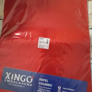 Aluminiumfolie 43x58 cm rood