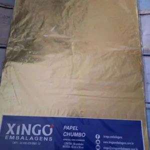Aluminiumfolie 43x58 cm goud