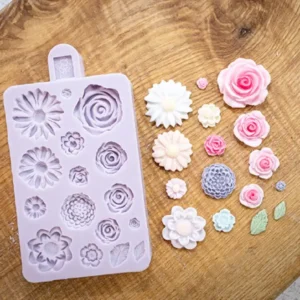 Karen Davies Miniature Flowers Silicone Mould