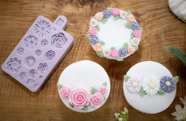 Karen Davies Miniature Flowers Silicone Mould - Afbeelding 2
