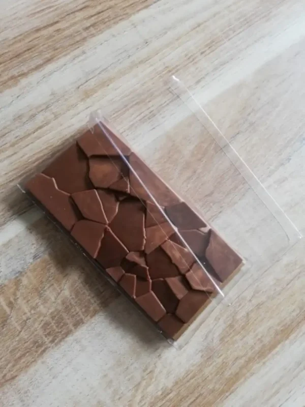 Chocoladereepverpakking tansparant 15,2x7,8x1,5 cm - Afbeelding 2