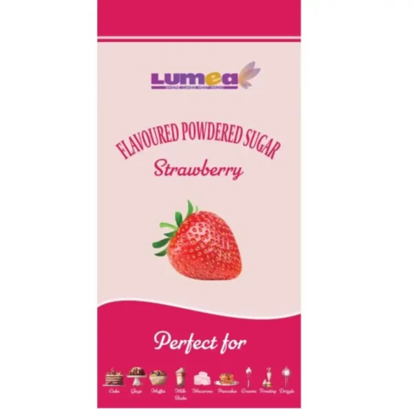 Lumea flavoured powdered sugar Strawberry 500 gram