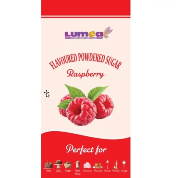 Lumea flavoured powdered sugar Raspberry 500 gram