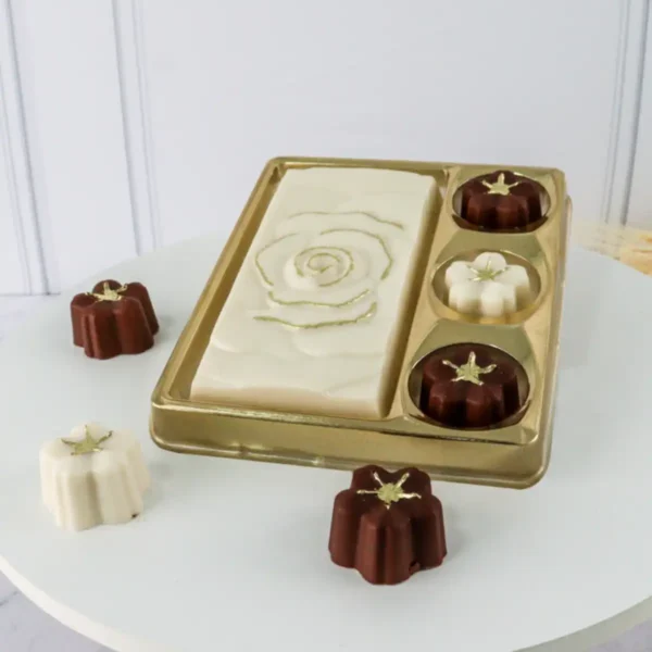 BWB reep met bonbon verpakking goud 10 stuks