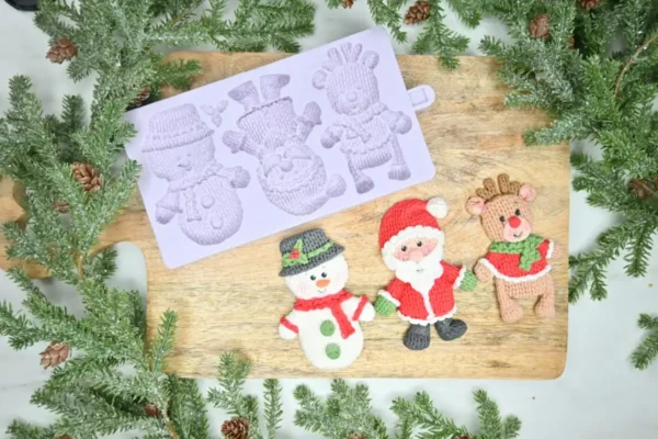 Karen Davies Knitted Christmas Mould