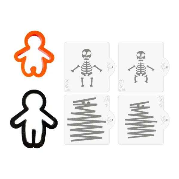 Decora Ginger Halloween Cookie Cutter and Stencils - Afbeelding 3