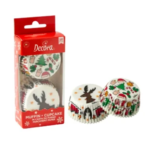 Decora Reindeer Cupcakecups 50x32mm 36 stuks