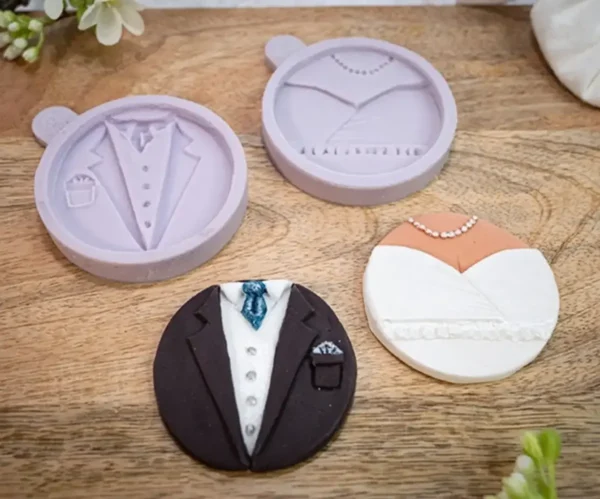 Karen Davies Cupcake Tops – Bride & Groom Moulds