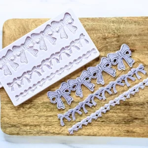 Karen Davies Lace Bow Borders Mould